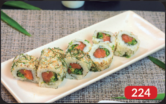 Roll esp. de salmón