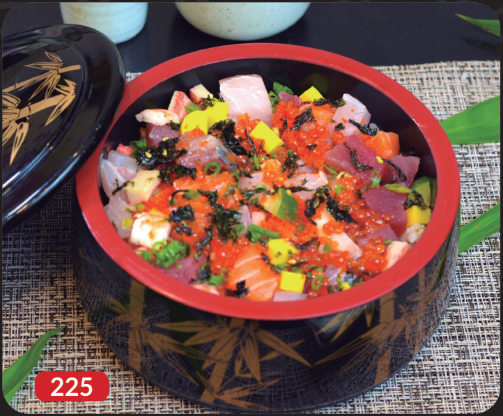 Chirashi sushi