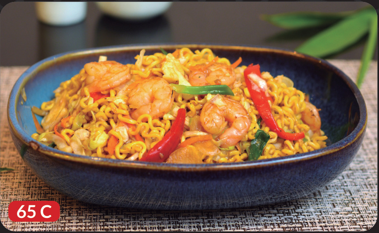Yakisoba con mariscos