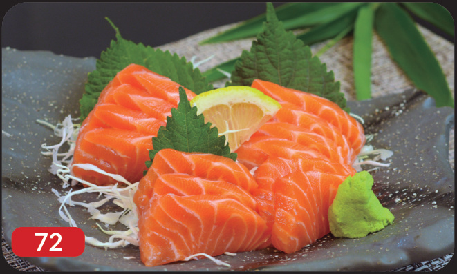 Sashimi de salmón